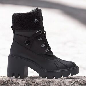 NWT Steve Madden Women’s Northern Faux Fur Trim Boots